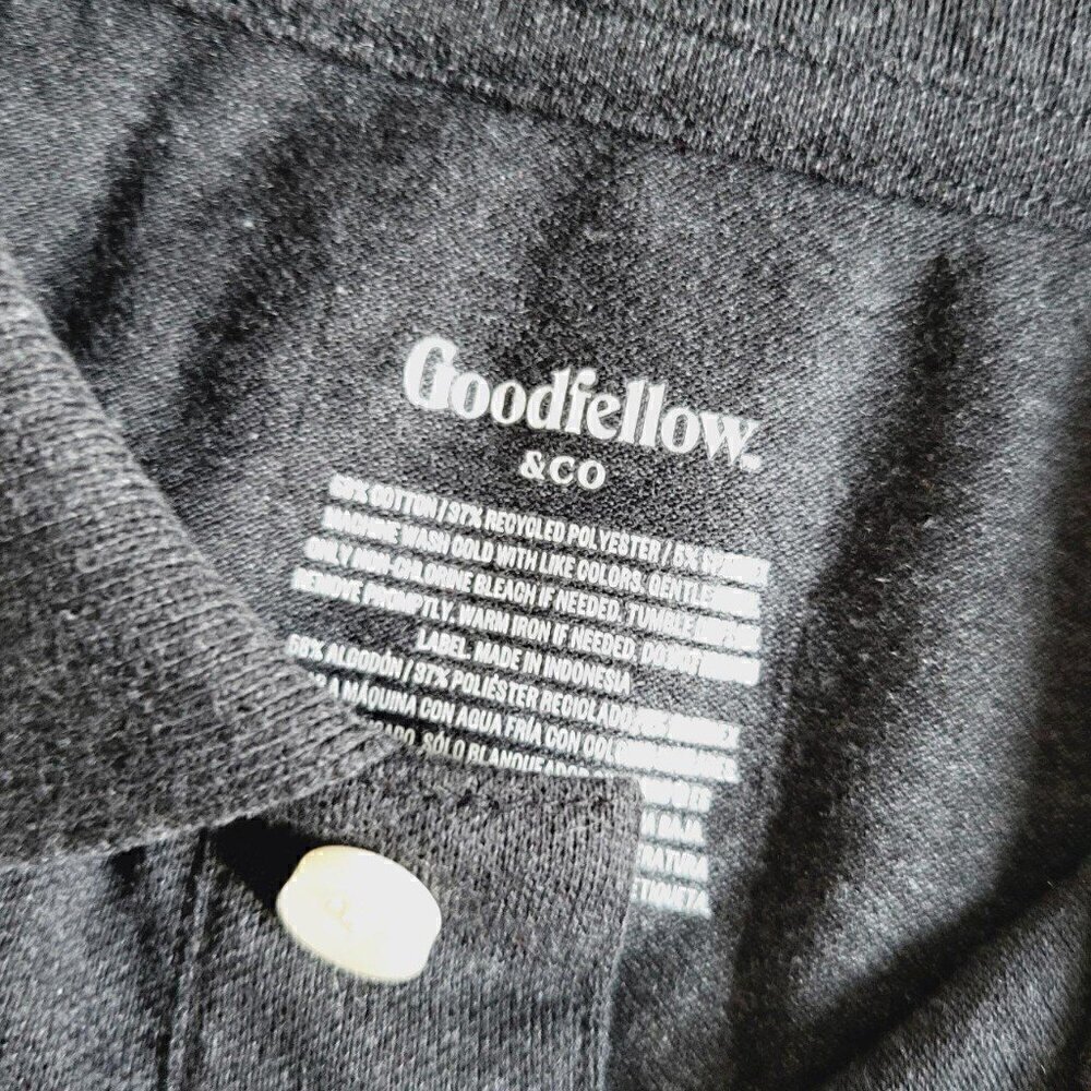 Goodfellow & Co Men's Loose Fit Adaptive Polo Shirt TP7-FT - Picture 4 of 4